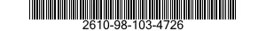 2610-98-103-4726 TIRE,PNEUMATIC 2610981034726 981034726
