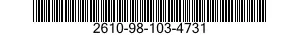 2610-98-103-4731  2610981034731 981034731