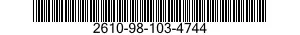 2610-98-103-4744  2610981034744 981034744