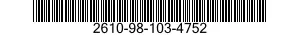 2610-98-103-4752 INNER TUBE,PNEUMATIC TIRE 2610981034752 981034752