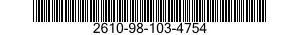 2610-98-103-4754 INNER TUBE,PNEUMATIC TIRE 2610981034754 981034754