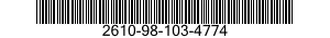 2610-98-103-4774  2610981034774 981034774