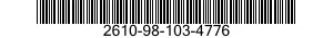2610-98-103-4776 INNER TUBE,PNEUMATIC TIRE 2610981034776 981034776