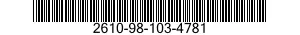 2610-98-103-4781 INNER TUBE,PNEUMATIC TIRE 2610981034781 981034781