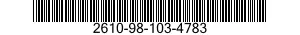 2610-98-103-4783 INNER TUBE,PNEUMATIC TIRE 2610981034783 981034783