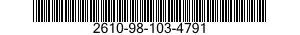 2610-98-103-4791  2610981034791 981034791