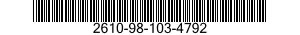 2610-98-103-4792  2610981034792 981034792