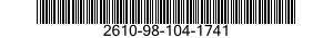 2610-98-104-1741 TIRE,PNEUMATIC 2610981041741 981041741