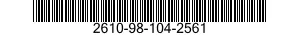 2610-98-104-2561  2610981042561 981042561