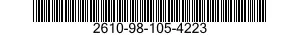 2610-98-105-4223  2610981054223 981054223