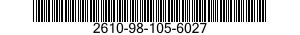 2610-98-105-6027 TIRE,PNEUMATIC 2610981056027 981056027