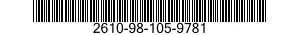 2610-98-105-9781 TIRE,PNEUMATIC 2610981059781 981059781