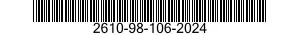 2610-98-106-2024 TIRE,PNEUMATIC 2610981062024 981062024