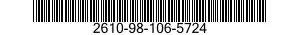 2610-98-106-5724 TIRE,PNEUMATIC 2610981065724 981065724