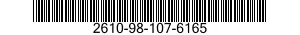 2610-98-107-6165 INNER TUBE,PNEUMATIC TIRE 2610981076165 981076165