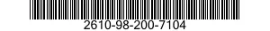 2610-98-200-7104 FLAP,INNER TUBE,PNEUMATIC TIRE 2610982007104 982007104
