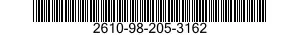 2610-98-205-3162 TIRE,PNEUMATIC,VEHICULAR 2610982053162 982053162