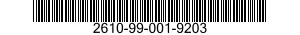 2610-99-001-9203 TIRE,PNEUMATIC,VEHICULAR 2610990019203 990019203