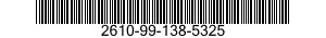 2610-99-138-5325 TIRE,PNEUMATIC,VEHICULAR 2610991385325 991385325