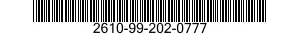 2610-99-202-0777 INNER TUBE,PNEUMATIC TIRE,VEHICULAR 2610992020777 992020777