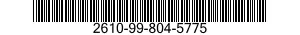 2610-99-804-5775 TIRE,PNEUMATIC,VEHICULAR 2610998045775 998045775