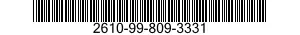 2610-99-809-3331 TIRE,PNEUMATIC,VEHICULAR 2610998093331 998093331