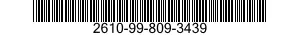 2610-99-809-3439 TIRE,PNEUMATIC,VEHICULAR 2610998093439 998093439