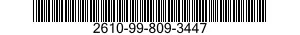 2610-99-809-3447  2610998093447 998093447