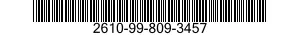 2610-99-809-3457  2610998093457 998093457