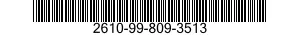 2610-99-809-3513 INNER TUBE,PNEUMATIC TIRE,VEHICULAR 2610998093513 998093513