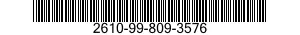 2610-99-809-3576 TIRE,PNEUMATIC,VEHICULAR 2610998093576 998093576