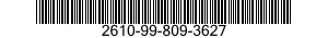 2610-99-809-3627  2610998093627 998093627