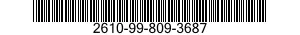 2610-99-809-3687  2610998093687 998093687