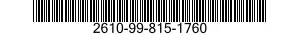 2610-99-815-1760 TYRE,PNEUMATIC 2610998151760 998151760