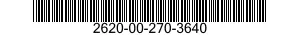 2620-00-270-3640  2620002703640 002703640