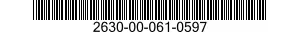 2630-00-061-0597  2630000610597 000610597