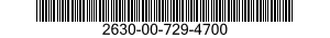 2630-00-729-4700  2630007294700 007294700