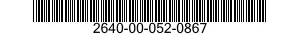 2640-00-052-0867 VALVE,PNEUMATIC TIRE 2640000520867 000520867