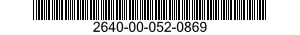 2640-00-052-0869 VALVE,PNEUMATIC TIRE 2640000520869 000520869