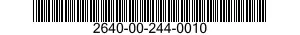 2640-00-244-0010  2640002440010 002440010