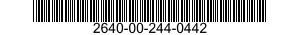 2640-00-244-0442 VALVE EXTENSION,TIRE 2640002440442 002440442