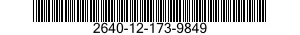 2640-12-173-9849 VALVE SPUD,PNEUMATIC TIRE 2640121739849 121739849