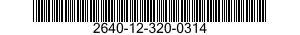 2640-12-320-0314 FLAP,INNER TUBE,PNEUMATIC TIRE 2640123200314 123200314