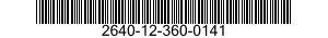 2640-12-360-0141 PATCH,INNER TUBE REPAIR 2640123600141 123600141