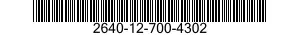 2640-12-700-4302 VALVE CORE 2640127004302 127004302