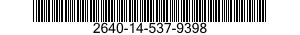 2640-14-537-9398 VALVE,PNEUMATIC TIRE 2640145379398 145379398