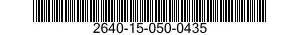 2640-15-050-0435 VALVE CORE 2640150500435 150500435