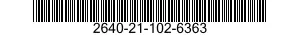 2640-21-102-6363 VALVE,PNEUMATIC TIRE 2640211026363 211026363