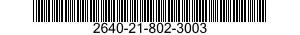 2640-21-802-3003 VALVE CORE 2640218023003 218023003