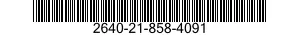 2640-21-858-4091 WASHER,SHOULDERED AND RECESSED 2640218584091 218584091